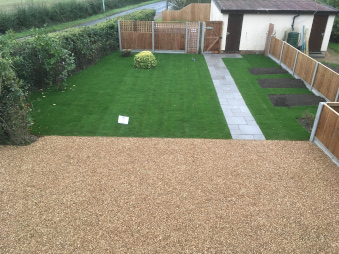 Garden, viewed from bedroom window