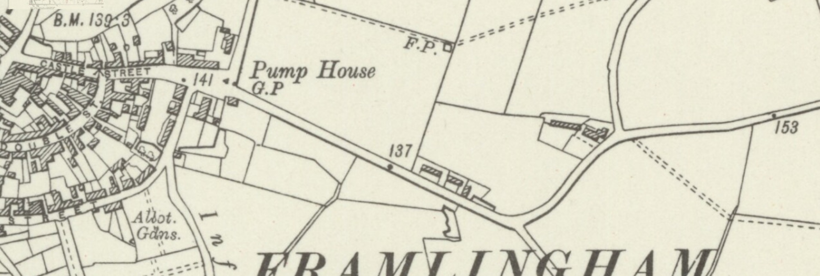 Mill Inn, East Framlingham, 1925